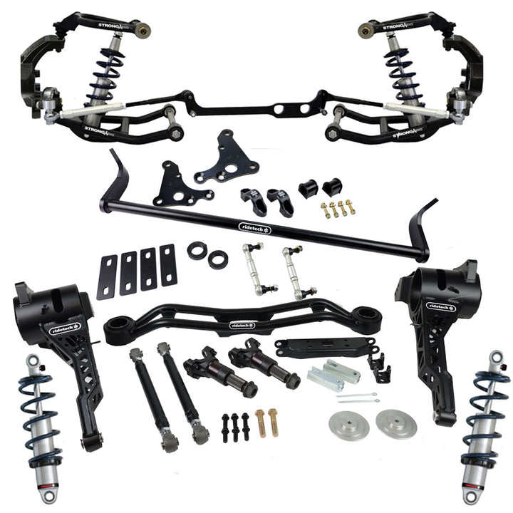 HQ Coil-Over System With Hub Spindles &amp; Trailing Arms For 1963-1979 Corvette.