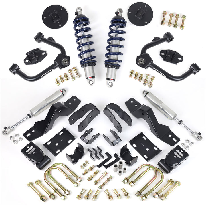 Ridetech Lowering System For 2019-2026 Silverado / Sierra 1500 4WD Axle Group A.