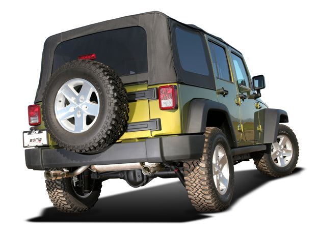 2007-2011 Jeep Wrangler JK/ JKU Axle-Back Exhaust System Touring