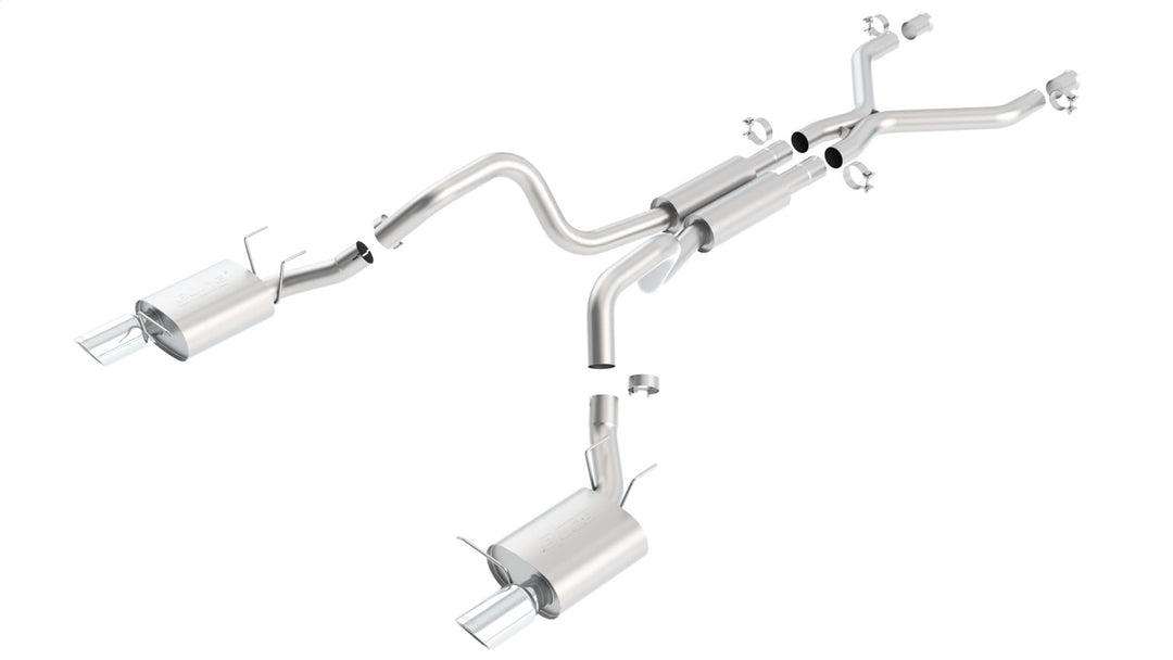 Mustang GT/ Shelby Mustang GT500 2011-2012 Cat-Back Exhaust System S-Type