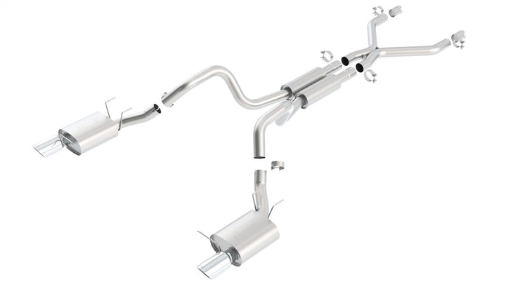 Mustang GT/ Shelby Mustang GT500 2011-2012 Cat-Back Exhaust System S-Type