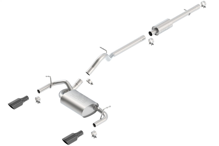 2012-2018 Jeep Wrangler JKU Cat-Back Exhaust System Touring