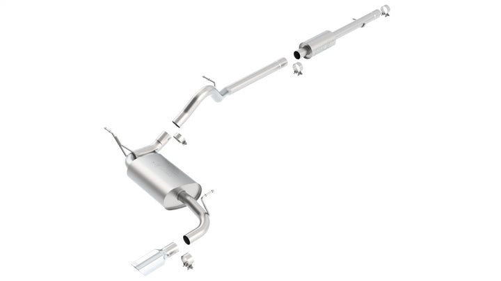 JKU Wrangler 4 Door 2012-2018 Cat-Back Exhaust System Touring