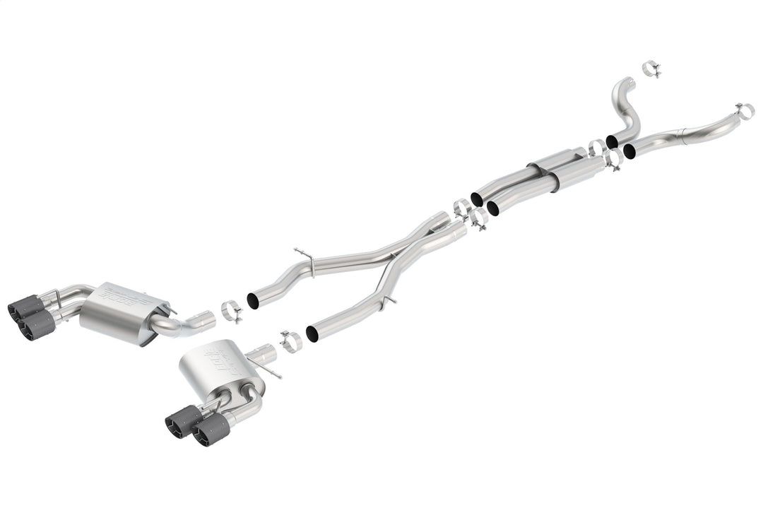 2016-2023 Chevrolet Camaro SS 3 In. With Dual Tips Cat-Back Exhaust System S-Type