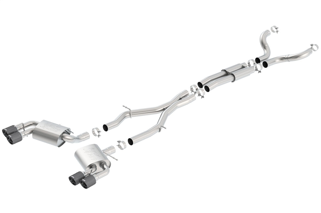 2016-2023 Chevrolet Camaro SS 3 In. With Dual Tips Cat-Back Exhaust System ATAK