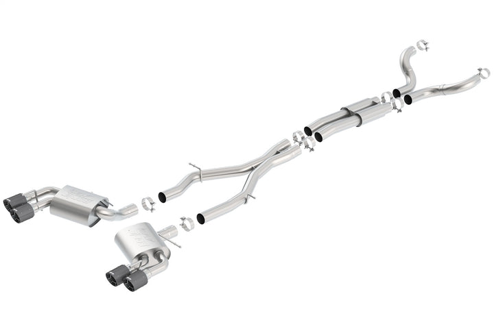 2016-2023 Chevrolet Camaro SS 3 In. With Dual Tips Cat-Back Exhaust System ATAK