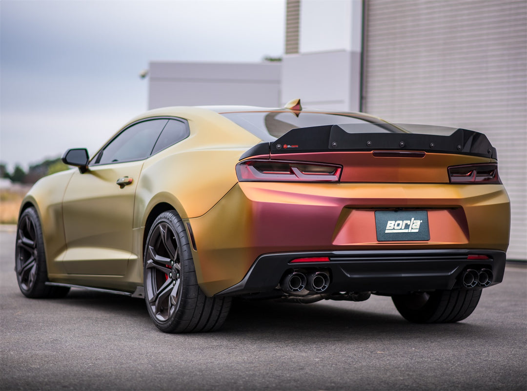 2016-2023 Chevrolet Camaro SS 3 In. With Dual Tips Cat-Back Exhaust System ATAK