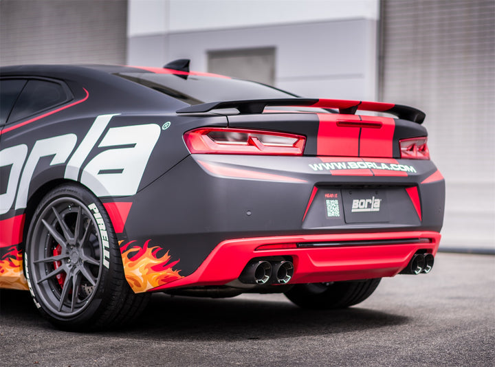 2016-2023 Chevrolet Camaro SS 3 In. With Dual Tips Cat-Back Exhaust System ATAK