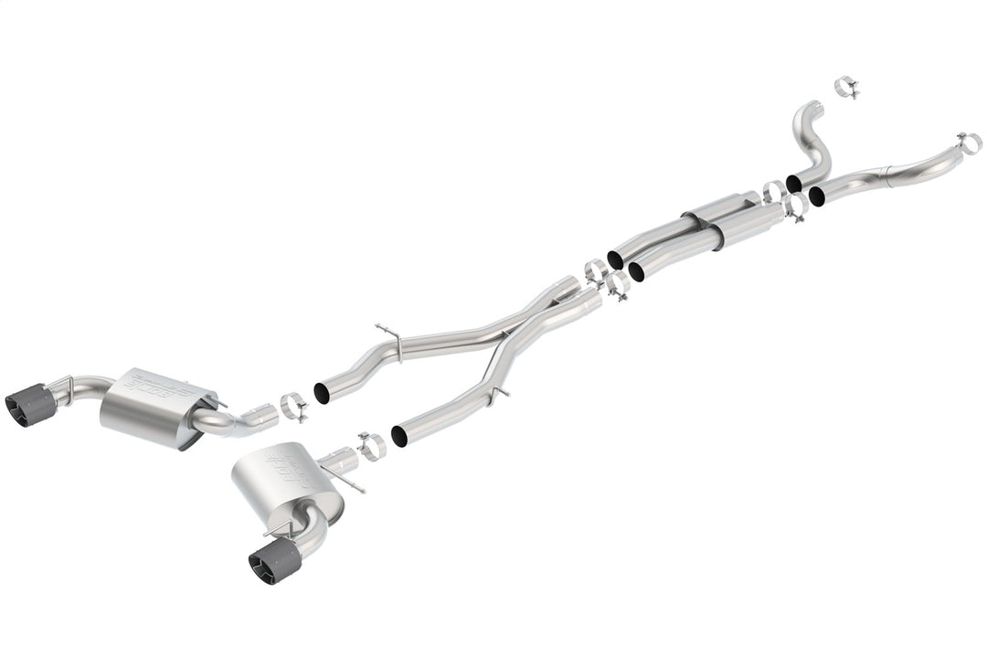 2016-2023 Chevrolet Camaro SS 3 In. With Single Tips Cat-Back Exhaust System S-Type