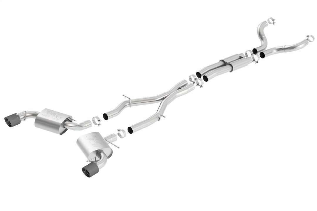 2016-2023 Chevrolet Camaro SS 3 In. With Single Tips Cat-Back Exhaust System ATAK