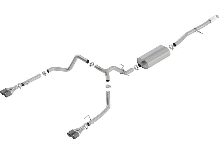 2019-2026 Chevrolet Silverado 1500/ GMC Sierra 1500 Cat-Back™ Exhaust System Touring Part 
