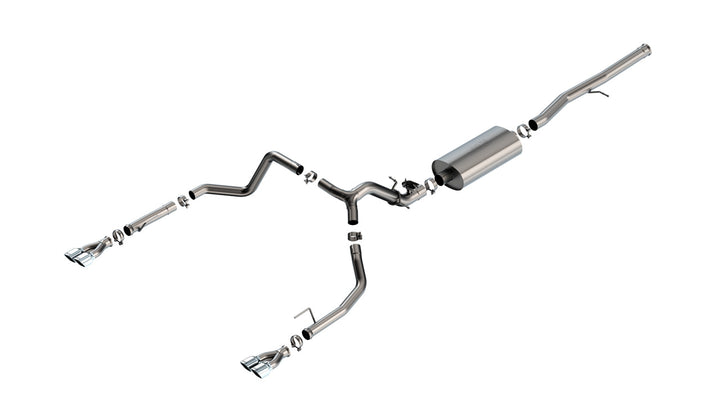 2024-2026 Chevrolet Silverado 1500/ GMC Sierra 1500 Cat-Back™ Exhaust System Touring Part 