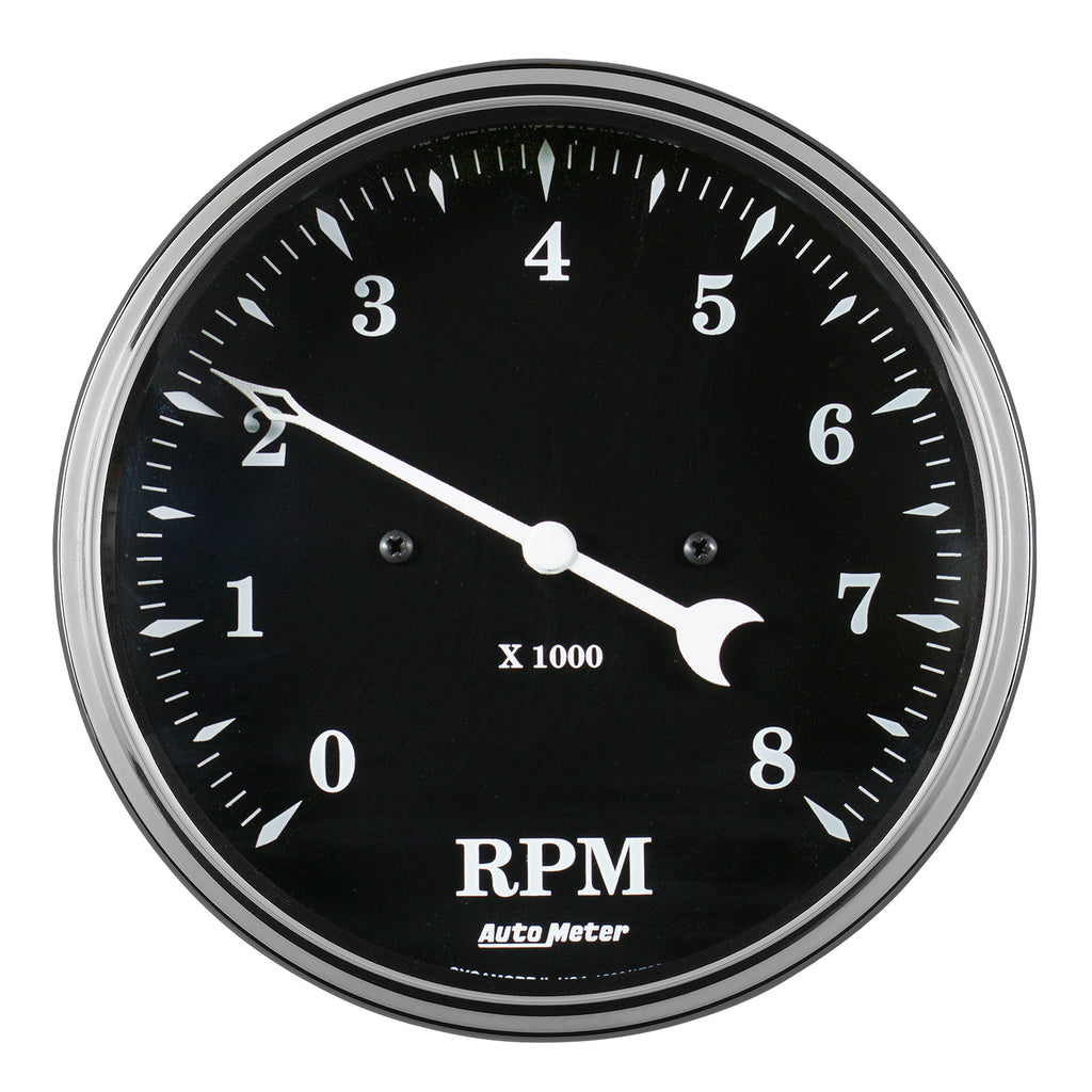 5 In. TACHOMETER 8K RPM IN-DASH OLD TYME BLACK – NoLimit Accessories Inc.