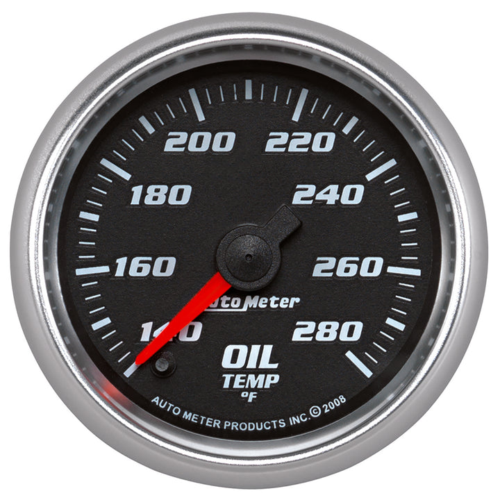 2-1/16 In. OIL TEMPERATURE 140-280 Fahrenheit BLACK PRO-CYCLE