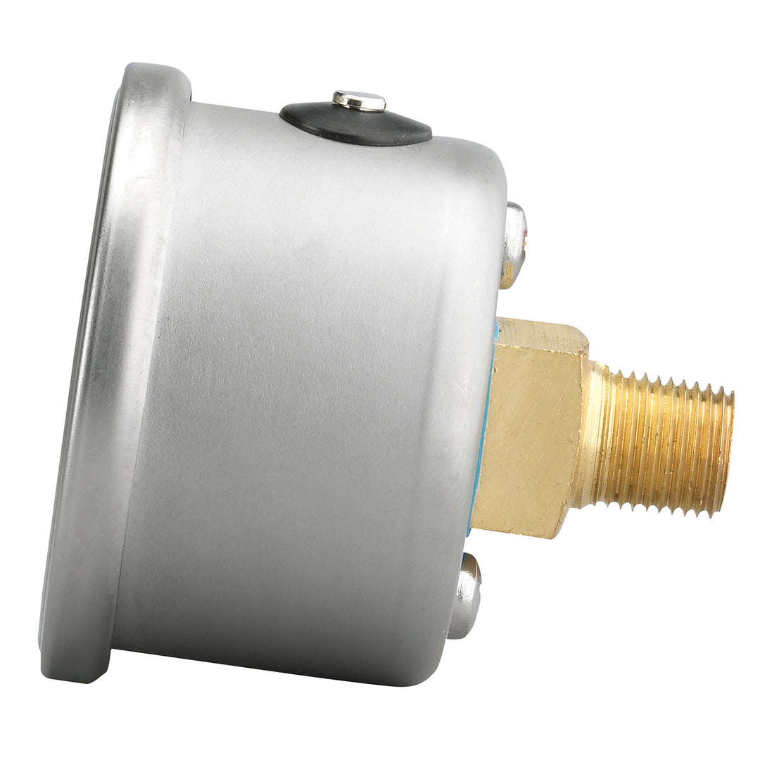 1-1/2 In. PRESSURE 0-60 PSI SILVER