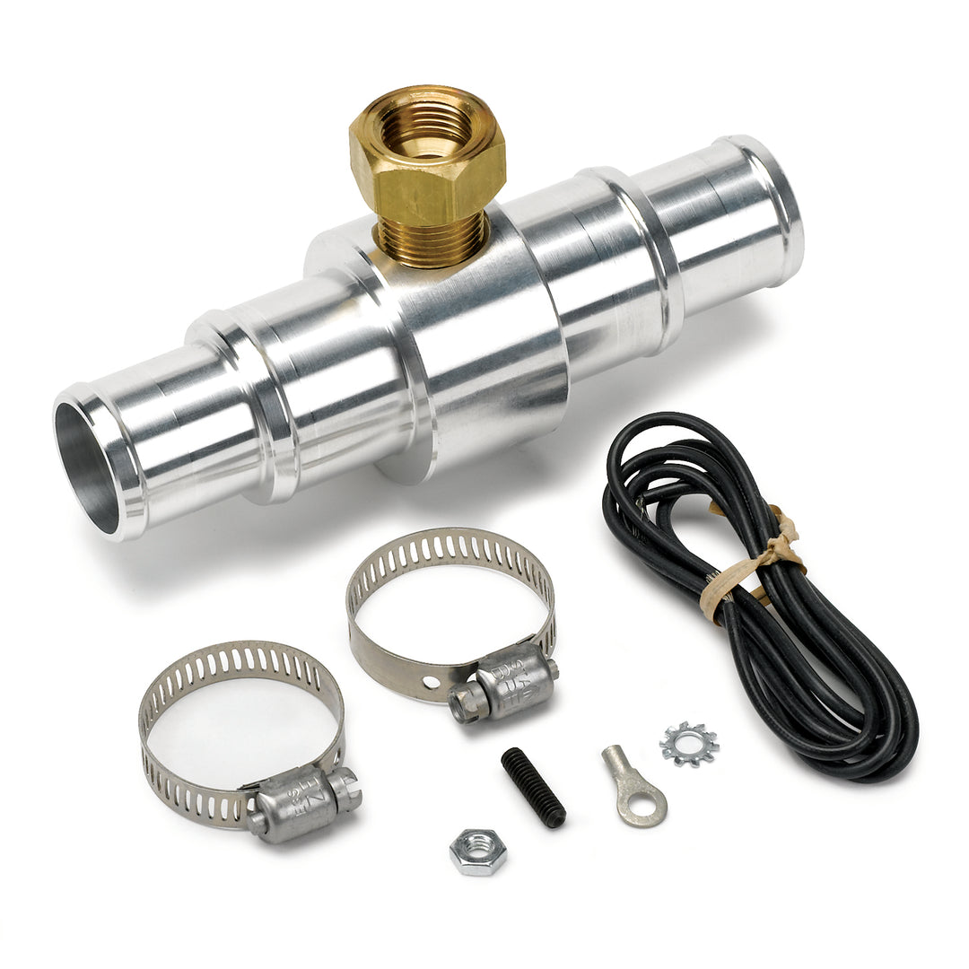 FITTING ADAPTER RADIATOR HOSE 1 In. TO 1.25 In.  3/8 In. NPTF FEMALE ALUMINUM