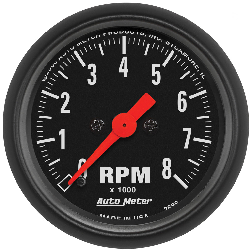 2-1/16 In. IN-DASH TACHOMETER 0-8000 RPM Z-SERIES – NoLimit Accessories ...