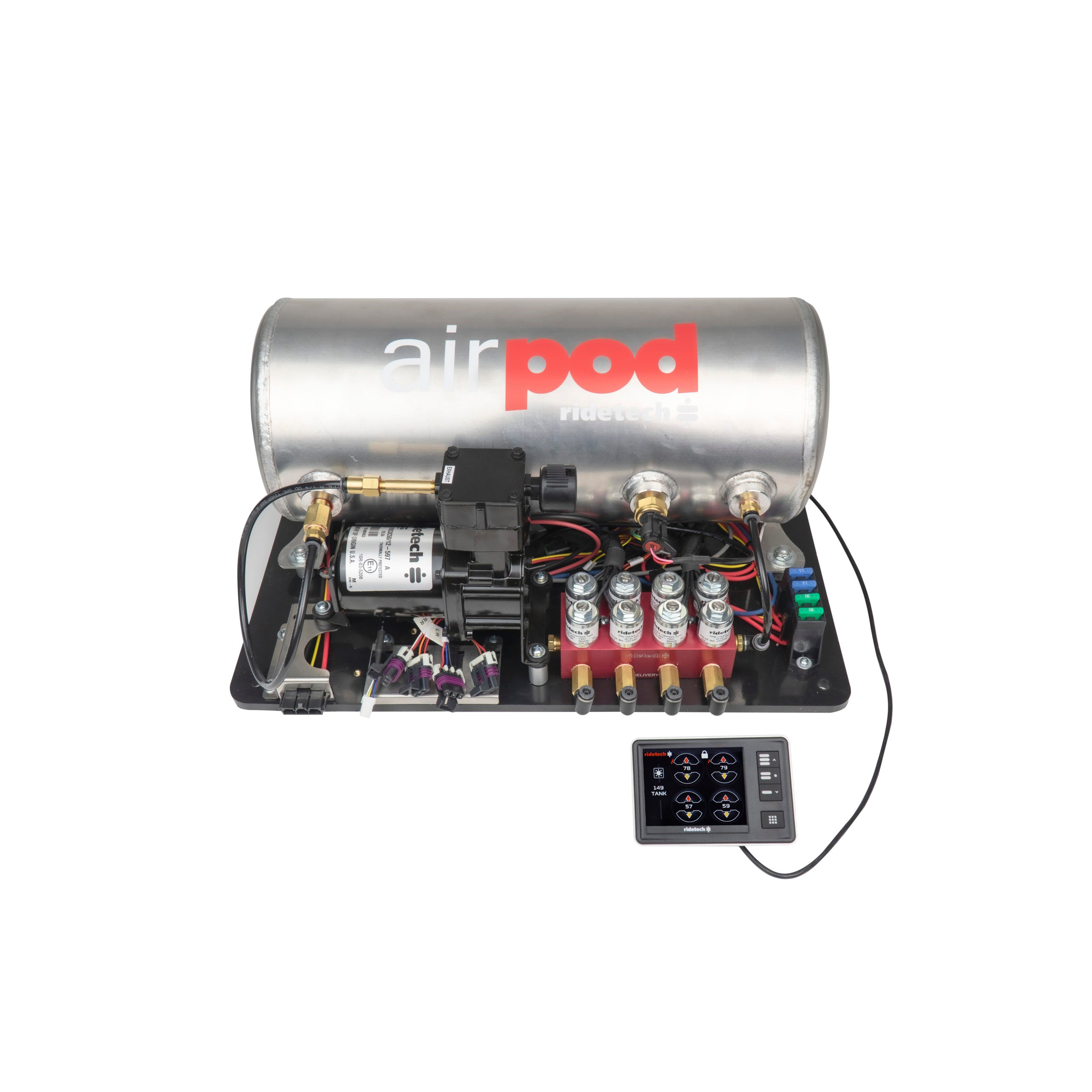 3 Gallon AirPod With RidePro E5 Air Suspension Controller. – NoLimit ...