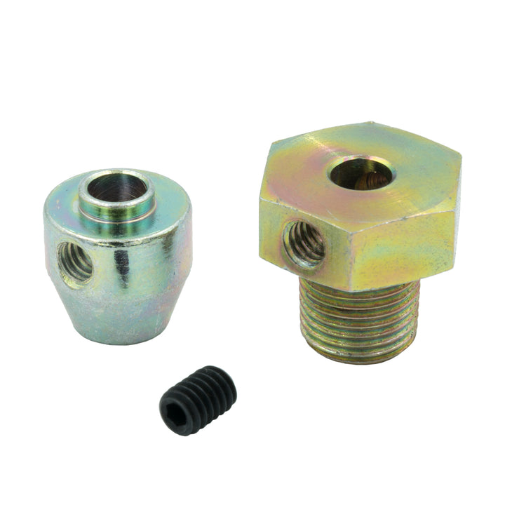 FITTING KIT THERMOCOUPLE 1/8NPT MALE W/ SET SCREW &amp; BAND CLAMP STEEL