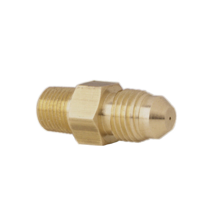 FITTING RESTRICTOR ADAPTER -4AN MALE TO 1/8 In. NPT MALE STEEL FOR FUEL &amp; NITROUS
