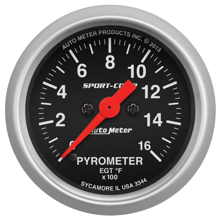 2-1/16 In. PYROMETER 0-1600 Fahrenheit SPORT-COMP