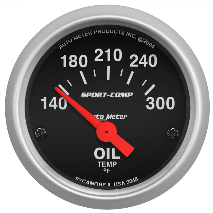 2-1/16 In. OIL TEMPERATURE 140-300 Fahrenheit SPORT-COMP