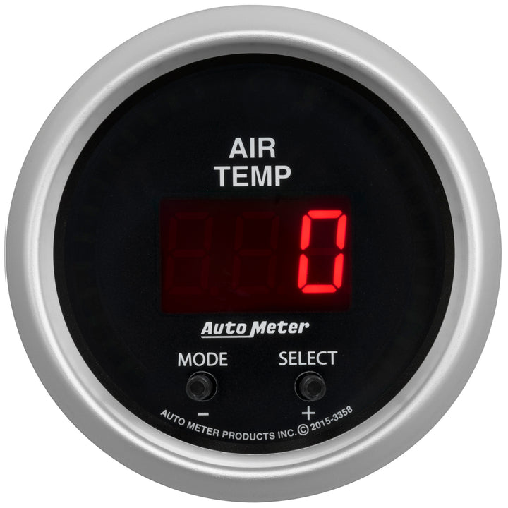 2-1/16 In. DUAL AIR INTAKE TEMPERATURE 0-300 Fahrenheit SPORT-COMP