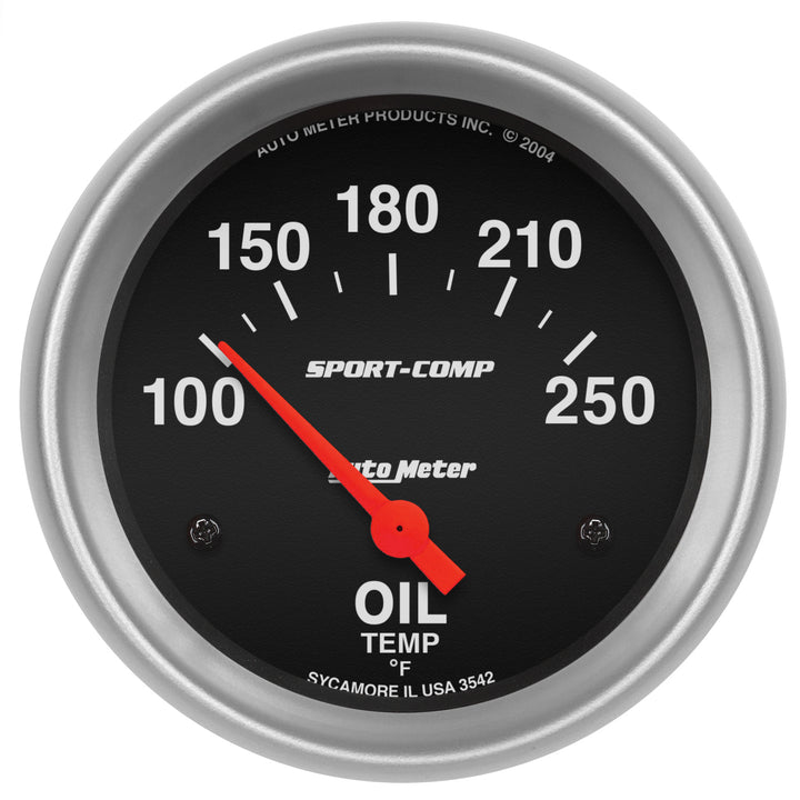 2-5/8 In. OIL TEMPERATURE 100-250 Fahrenheit SPORT-COMP