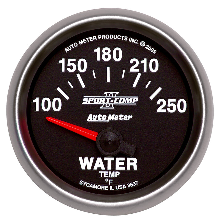 2-1/16 In. WATER TEMPERATURE 100-250 Fahrenheit SPORT-COMP II
