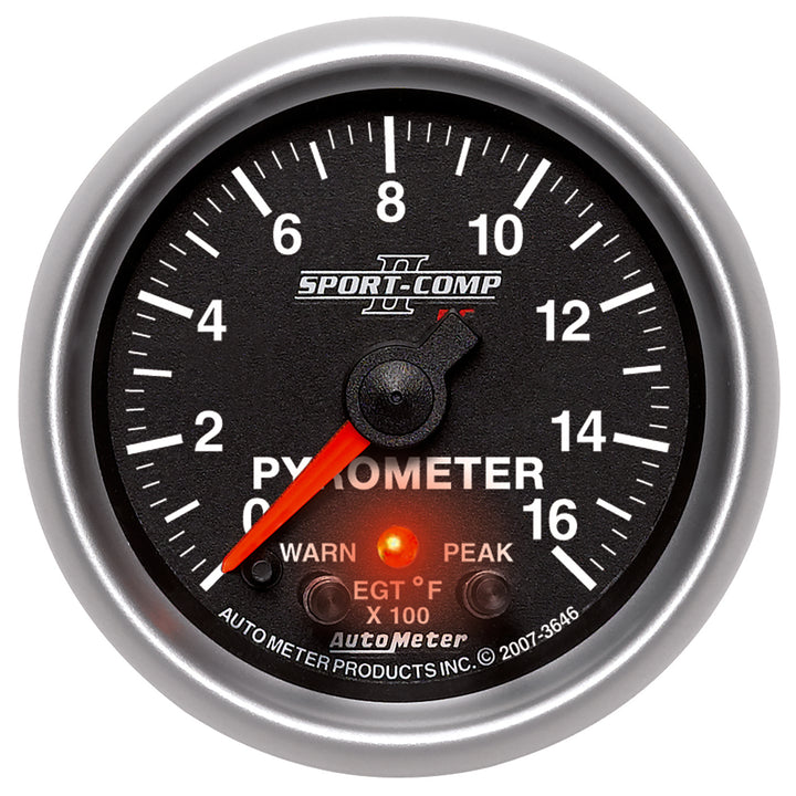 2-1/16 In. PYROMETER 0-1600 Fahrenheit SPORT-COMP II
