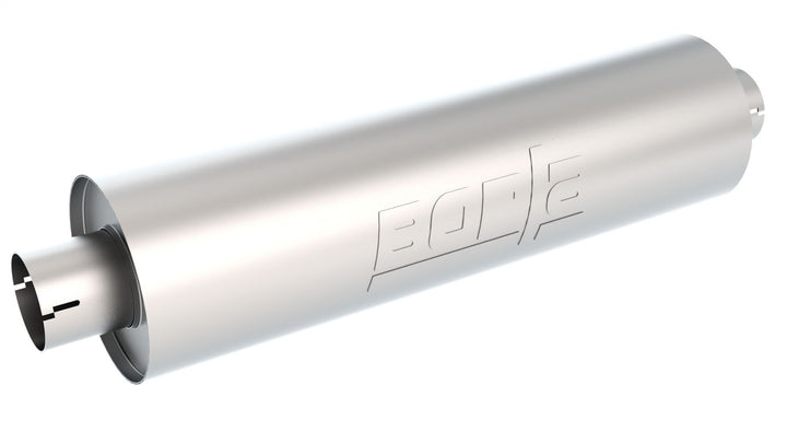 Specialty Muffler Heavy Duty (Truck) 3in Center Inlet/ 3in Center Outlet 6.75in Round X 24in Long Body