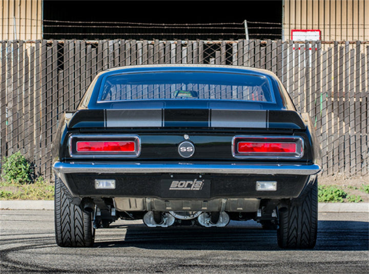 CrateMuffler Muffler Chevrolet Big Block 396/ 402/ 427 CID V8 Stock Output 2.5 In. Offset Inlet/ 2.5 In. Center Outlet ATAK