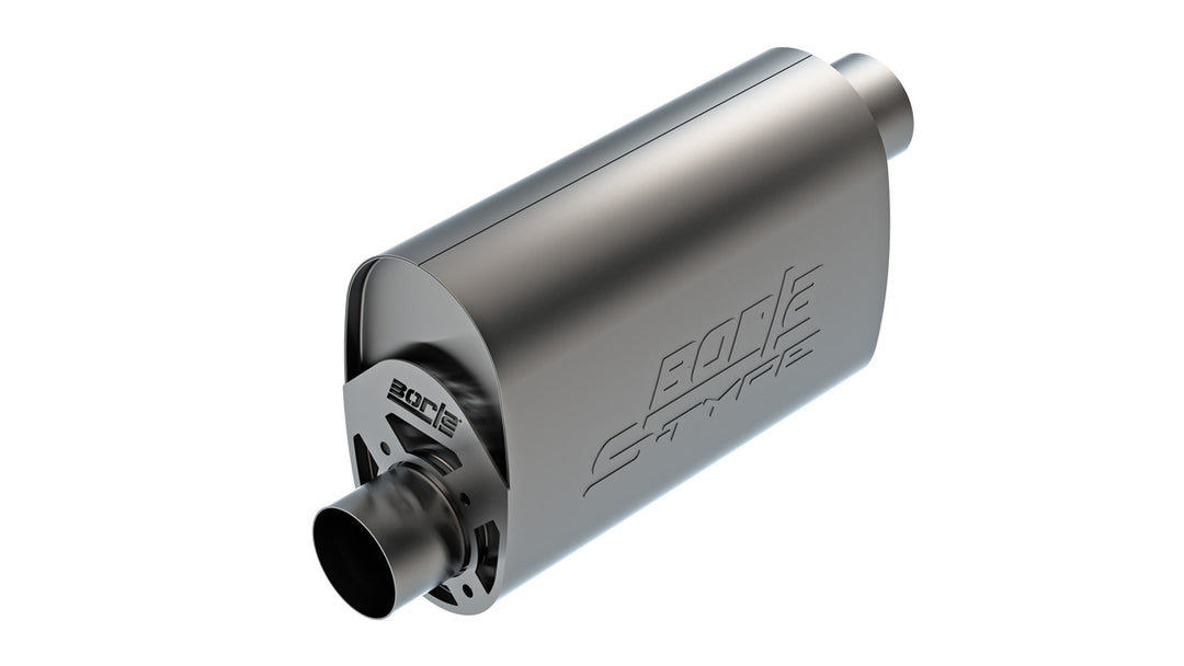 CrateMuffler  Chevrolet LS3 6.2L V8 Stock Output 3 In. Offset/Offset 14 In.x6 In.x10.34 In. S-Type Part 