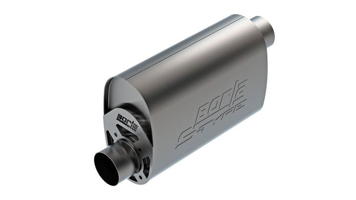CrateMuffler  Chevrolet LS3 6.2L V8 Stock Output 3 In. Offset/Offset 14 In.x6 In.x10.34 In. S-Type Part 