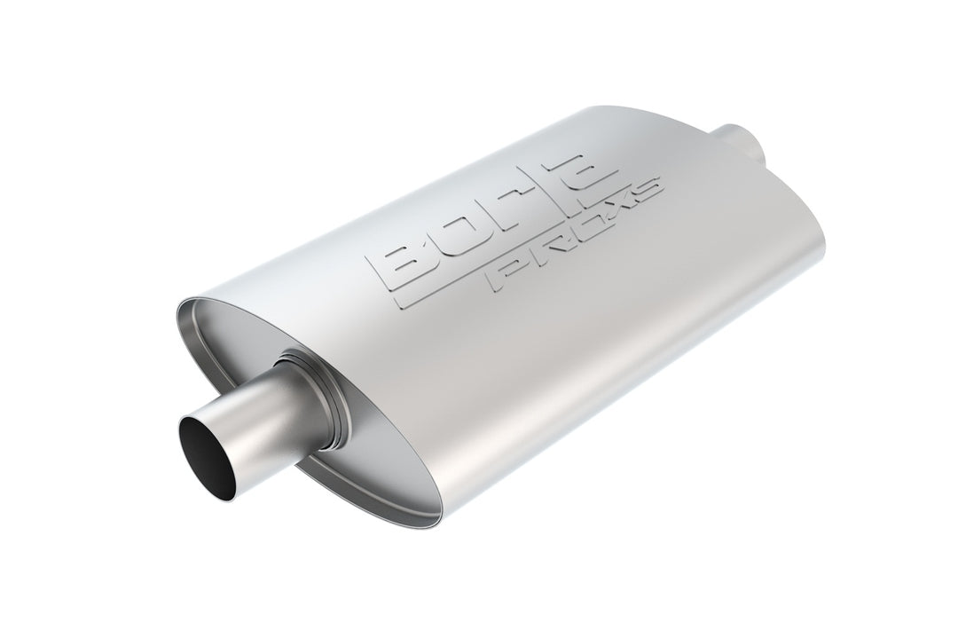 ProXS Muffler 2.5in Center Inlet/ 2.5in Center Outlet 4in X 9.5in Oval X 14in Long Body
