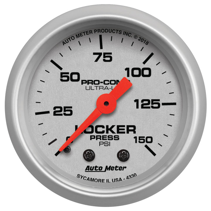 2-1/16 In. AIR LOCKER PRESSURE 0-150 PSI ULTRA-LITE