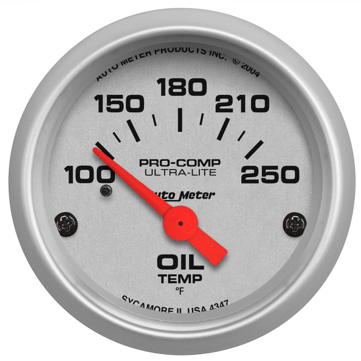 2-1/16 In. OIL TEMPERATURE 100-250 Fahrenheit ULTRA-LITE