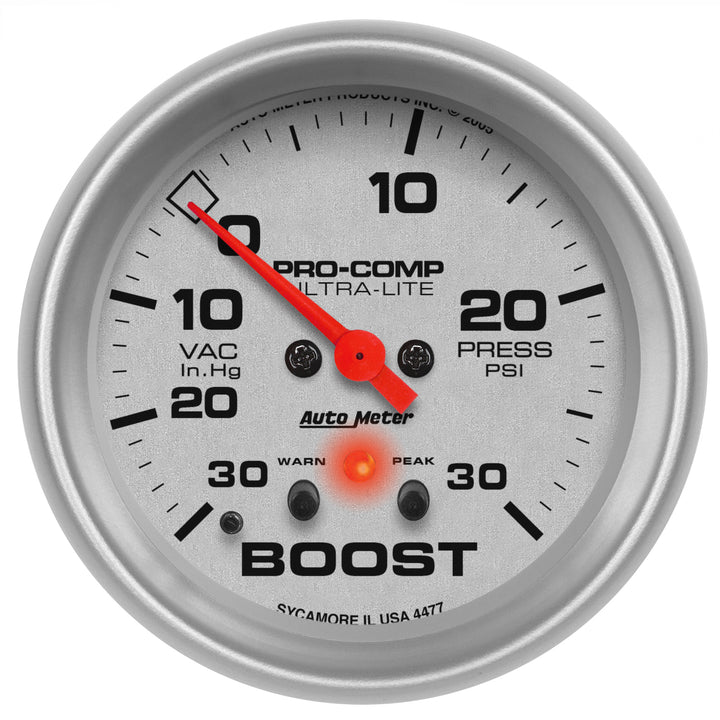 2-5/8 In. BOOST/VACUUM 30 IN HG/30 PSI ULTRA-LITE