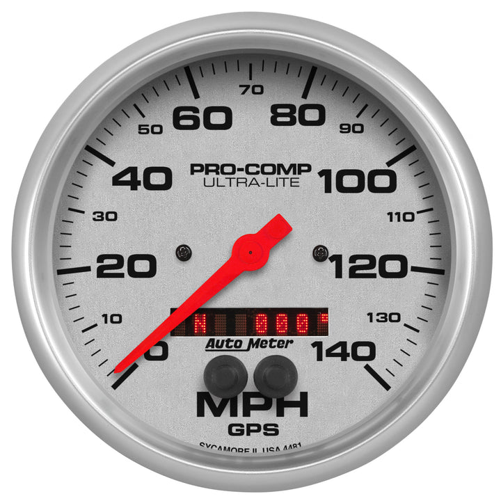 5 In. GPS SPEEDOMETER 0-140 MPH ULTRA-LITE