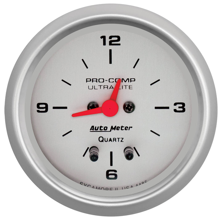 2-5/8 In. CLOCK 12 HOUR ULTRA-LITE