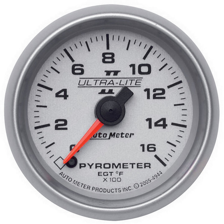 2-1/16 In. PYROMETER 0-1600 Fahrenheit ULTRA-LITE II
