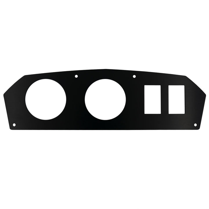 GAUGE &amp; SWITCH PANEL DIRECT FIT 2 GAUGE 2-1/16in&amp; 2 SWITCH CAN-AM MAVERICK 12-18 &amp; COMMANDER 10-20