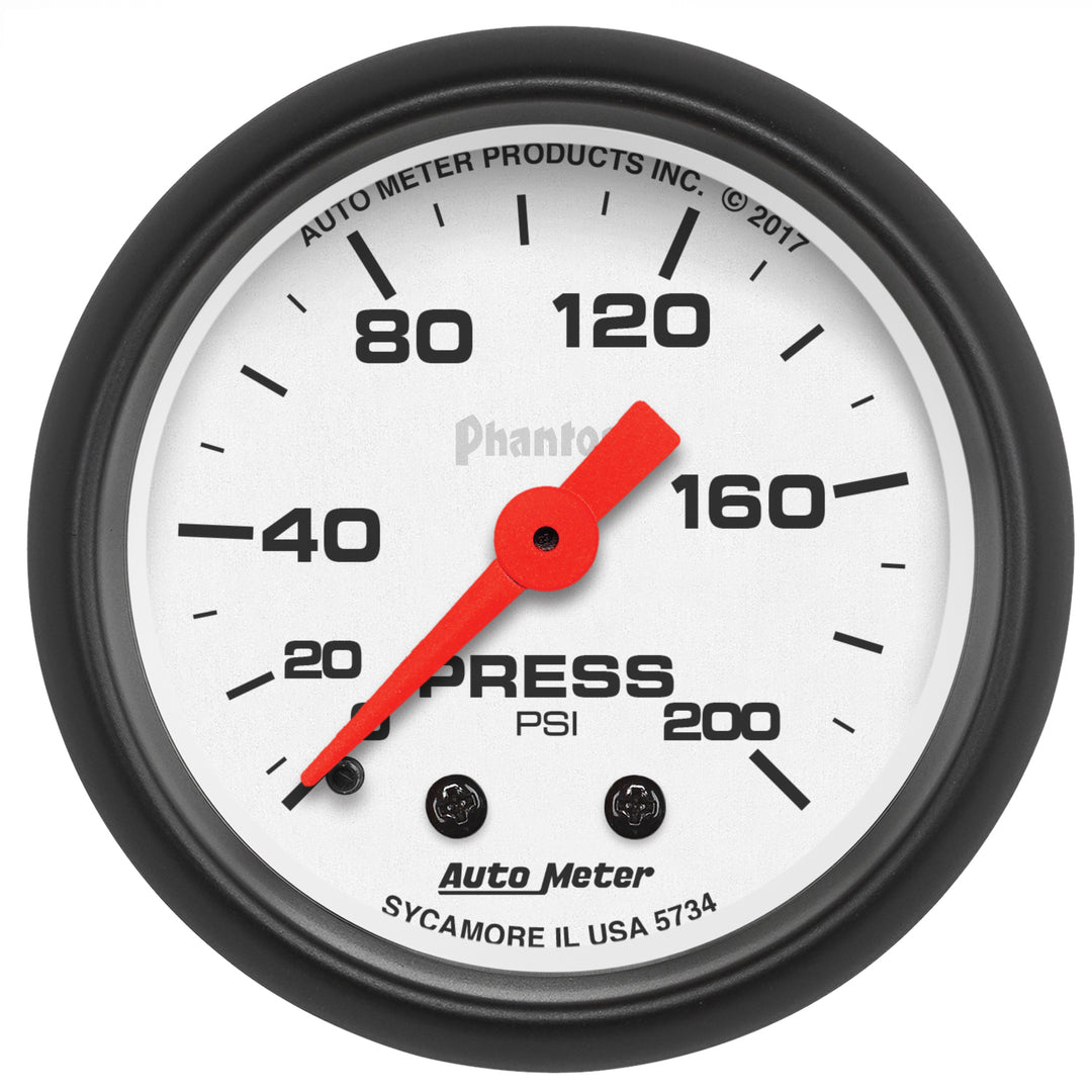 2-1/16 In. PRESSURE 0-200 PSI PHANTOM