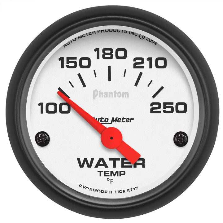 2-1/16 In. WATER TEMPERATURE 100-250 Fahrenheit PHANTOM