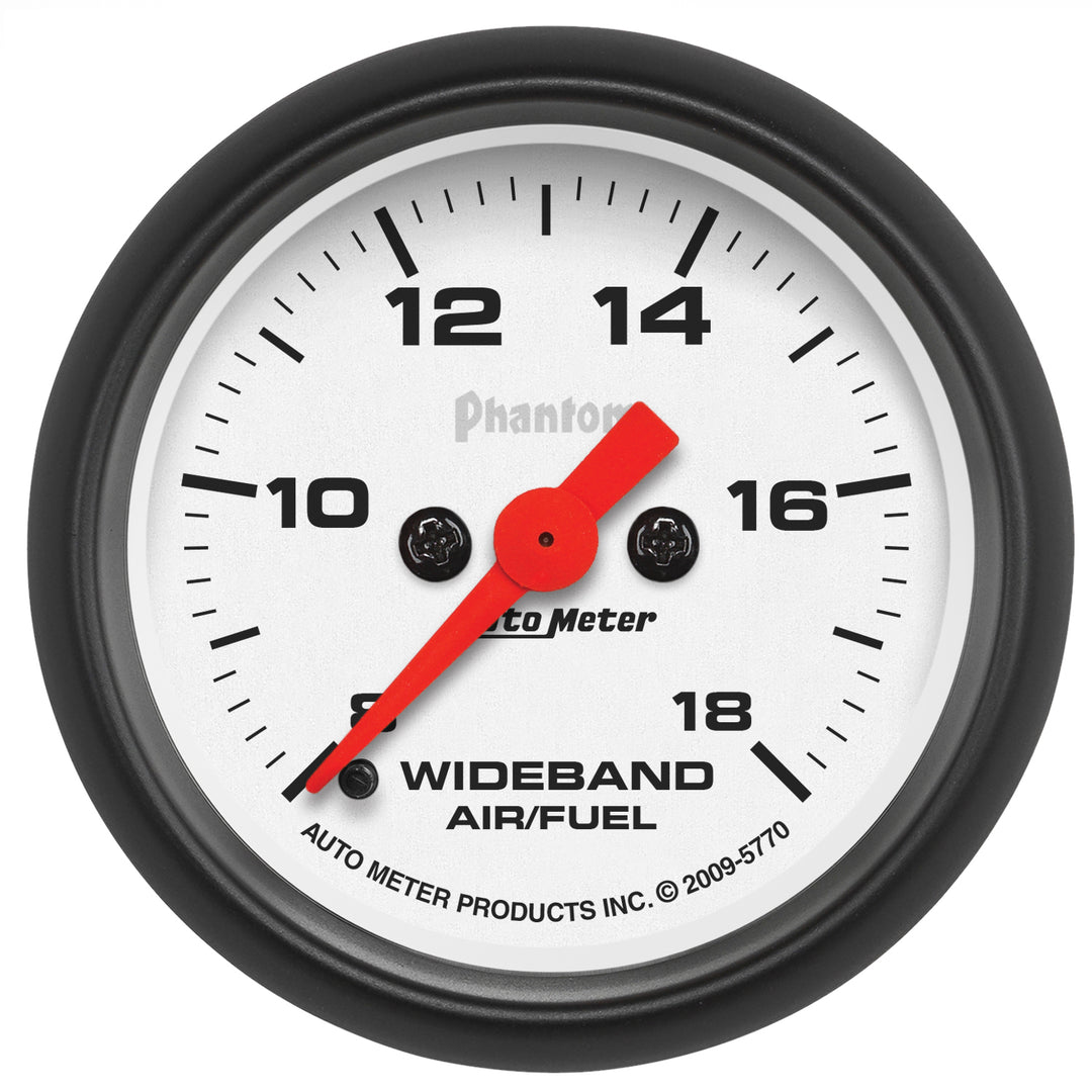 2-1/16 In. WIDEBAND AIR/FUEL RATIO ANALOG 8:1-18:1 AFR PHANTOM