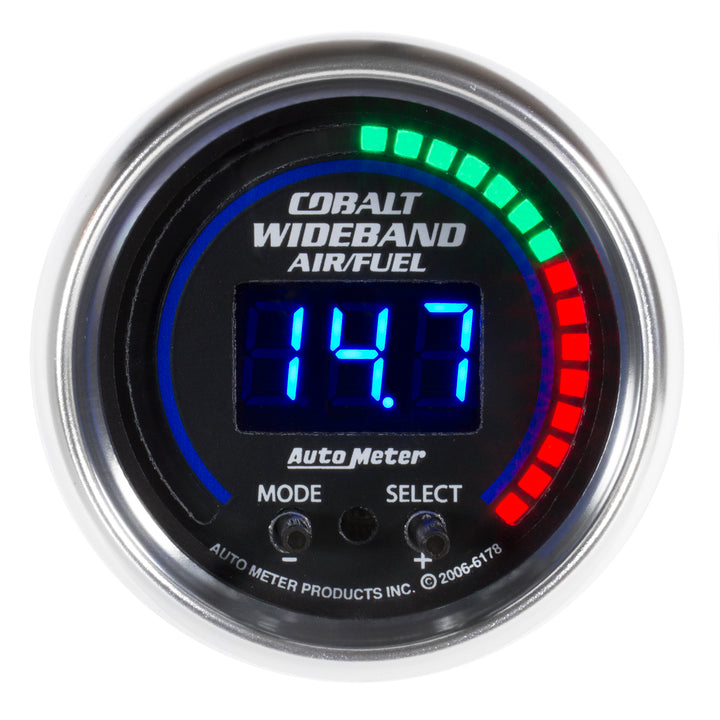 2-1/16 In. WIDEBAND PRO AIR/FUEL RATIO 6:1-20:1 AFR COBALT