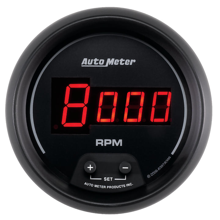 3-3/8 In. IN-DASH TACHOMETER 0-10000 RPM SPORT-COMP DIGITAL
