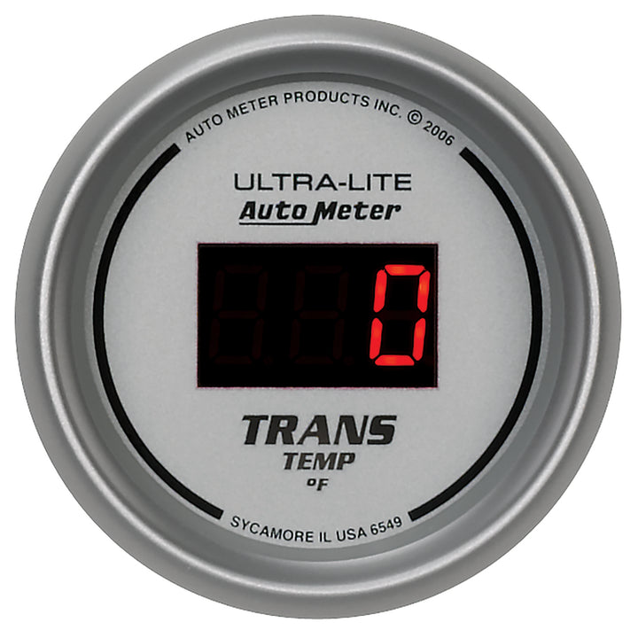 2-1/16 In. TRANSMISSION TEMPERATURE 0-340 Fahrenheit ULTRA-LITE DIGITAL