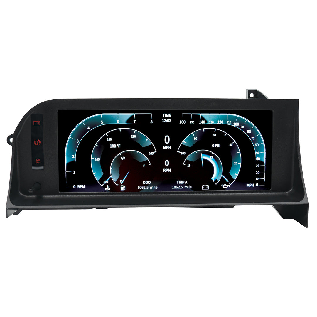 INVISION LCD DASH KIT 87-93 FORD MUSTANG FOX BODY DIRECT FIT DIGITAL DASH