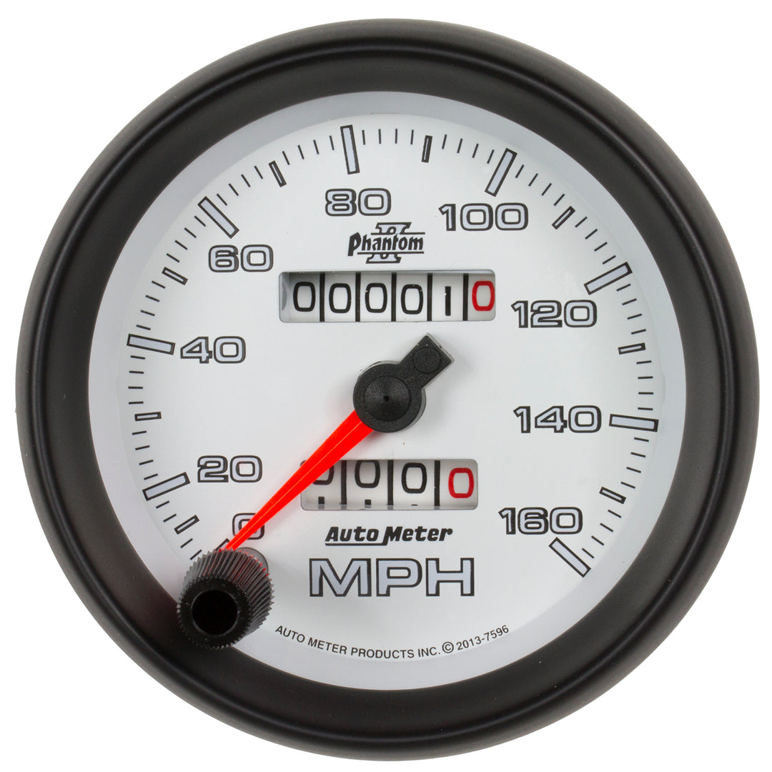 3-3/8 In. SPEEDOMETER 0-160 MPH PHANTOM II